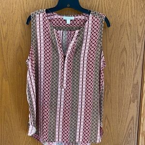 Dana Buchman Women’s Sleeveless Top Sz L